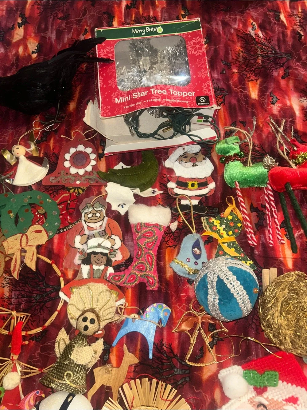 Handcrafted Assorted Christmas Ornaments - Multi-Color Holiday Décor